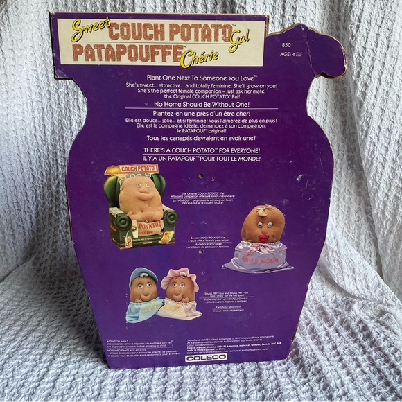 Vintage Coleco Sweet Couch Potatoe gal plant one next to someone you love - Picture 2 of 9